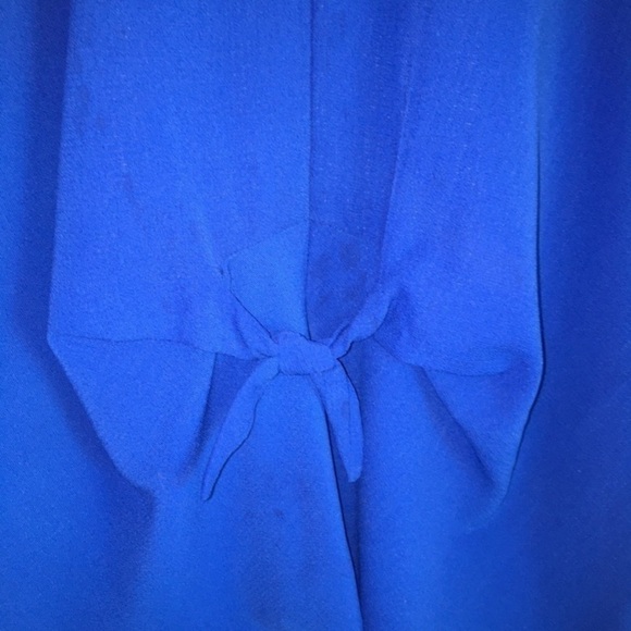 Entro Blue High Low Blouse - Picture 4 of 5